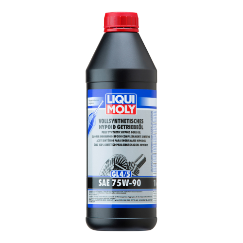 1024 LiquiMoly Синт. тр.масло Vollsynth.Hypoid-Getrieb. 75W-90 GL-4/GL-5/MT-1 (1л) - 1 л