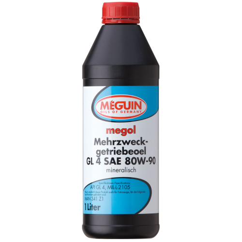 4866 Meguin Мин. тр.масло Megol Mehrzweck-Getriebeoel 80W-90 GL-4 (1л) - 1 л