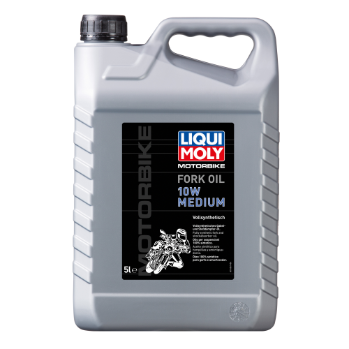 1606 LiquiMoly Синт. масло д/вилок и амортиз. Motorbike Fork Oil  Medium 10W (5л) - 5 л