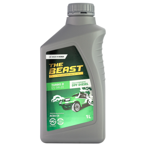 E0205L01U1 THE BEAST Синт-ое мот.масло TURBO D C5 5W-20 (1л) - 1 л