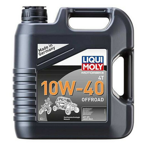 3056 LiquiMoly НС-синт. мот.масло д/4-т.мотоц. Motorbike 4T Offroad 10W-40 SN Plus MA2 (4л) - 4 л