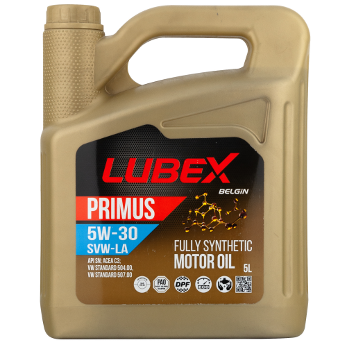 L034-1549-0405 LUBEX Синт. мот.масло PRIMUS SVW-LA 5W-30 SN C3 (5л) - 5 л