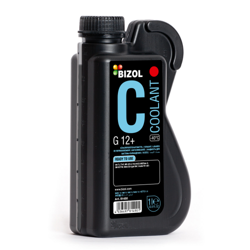 81430 BIZOL Антифриз Coolant G12+ (Концентрат) (1л) - 1 л