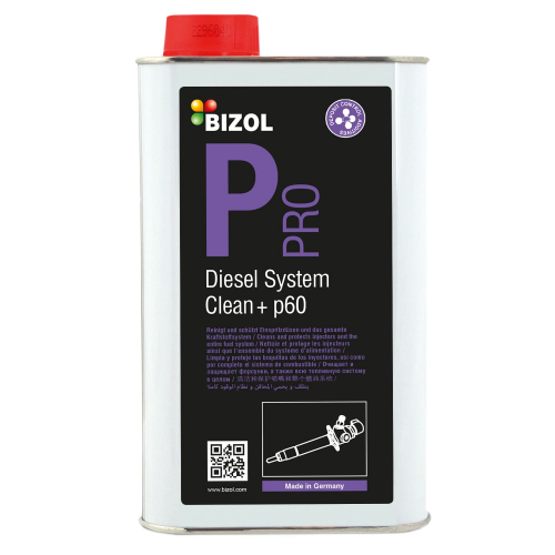 8006 BIZOL Профессиональный очиститель дизельных систем Pro Diesel System Clean+ p60 (1л) - 1 л