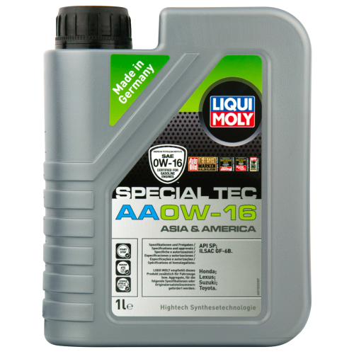 21326 LiquiMoly НС-синт. мот.масло Special Tec AA 0W-16 SP GF-6B (1л) - 1 л